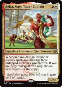 Aziza, Mage Tower Captain -  Foil (SOS-174) - Secrets of Strixhaven