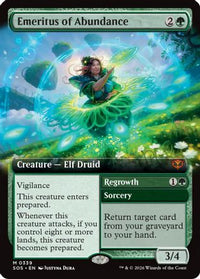 Emeritus of Abundance (Extended Art) -  (SOS-339) - Secrets of Strixhaven