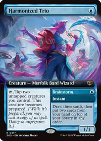 Harmonized Trio (Extended Art) -  (SOS-317) - Secrets of Strixhaven