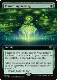 Planar Engineering (Extended Art) -  Foil (SOS-340) - Secrets of Strixhaven