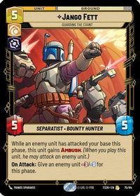 Jango Fett - Guarding the Count (75/84) - Twin Suns