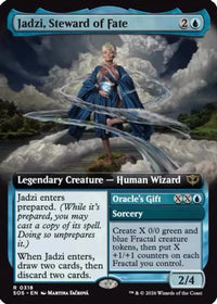 Jadzi, Steward of Fate (Extended Art) -  Foil (SOS-318) - Secrets of Strixhaven