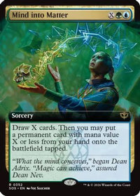 Mind into Matter (Extended Art) -  (SOS-352) - Secrets of Strixhaven