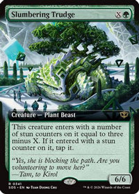 Slumbering Trudge (Extended Art) -  (SOS-341) - Secrets of Strixhaven