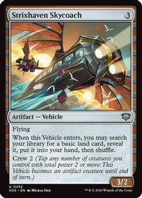 Strixhaven Skycoach -  Foil (SOS-252) - Secrets of Strixhaven