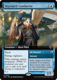 Skycoach Conductor (Extended Art) -  (SOS-322) - Secrets of Strixhaven