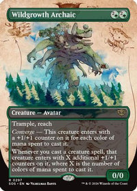 Wildgrowth Archaic (Borderless) -  (SOS-297) - Secrets of Strixhaven