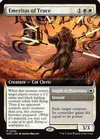 Emeritus of Truce (Extended Art) -  (SOS-309) - Secrets of Strixhaven