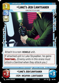 Luke's Jedi Lightsaber - Constructed by Hand (66/264) - Ashes of the Empire