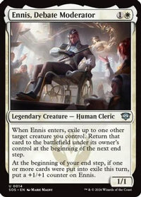 Ennis, Debate Moderator -  (SOS-014) - Secrets of Strixhaven