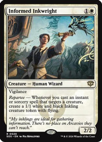 Informed Inkwright -  (SOS-020) - Secrets of Strixhaven