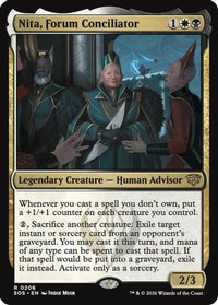 Nita, Forum Conciliator -  Foil (SOS-206) - Secrets of Strixhaven