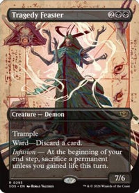 Tragedy Feaster (Borderless) -  Foil (SOS-293) - Secrets of Strixhaven
