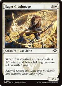 Eager Glyphmage -  Foil (SOS-011) - Secrets of Strixhaven