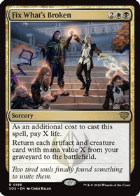 Fix What's Broken -  Foil (SOS-188) - Secrets of Strixhaven