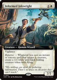 Informed Inkwright (Extended Art) -  Foil (SOS-311) - Secrets of Strixhaven