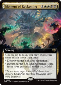 Moment of Reckoning (Extended Art) -  (SOS-353) - Secrets of Strixhaven
