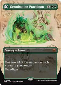Germination Practicum (Borderless) -  (SOS-296) - Secrets of Strixhaven