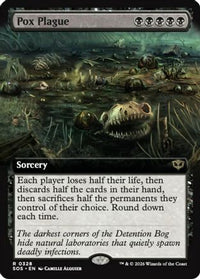 Pox Plague (Extended Art) -  (SOS-328) - Secrets of Strixhaven