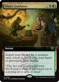 Dina's Guidance (Extended Art) -  (SOS-349) - Secrets of Strixhaven