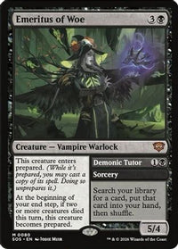 Emeritus of Woe -  Foil (SOS-080) - Secrets of Strixhaven