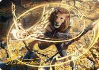 Eager Glyphmage Art Card (Gold-Stamped Signature) -  (ASSOS-003) - Art Series: Secrets of Strixhaven