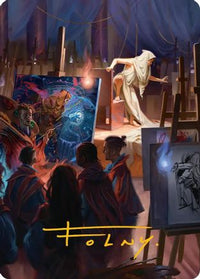 Archaeomancer Art Card (Gold-Stamped Signature) -  (ASSOS-041) - Art Series: Secrets of Strixhaven