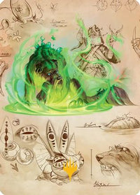 Germination Practicum Art Card (Gold-Stamped Planeswalker Symbol) -  (ASSOS-032) - Art Series: Secrets of Strixhaven
