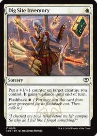Dig Site Inventory -  Foil (SOS-010) - Secrets of Strixhaven
