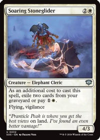 Soaring Stoneglider -  Foil (SOS-032) - Secrets of Strixhaven