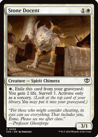 Stone Docent -  (SOS-036) - Secrets of Strixhaven