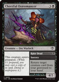Cheerful Osteomancer -  (SOS-076) - Secrets of Strixhaven