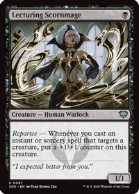 Lecturing Scornmage -  (SOS-087) - Secrets of Strixhaven