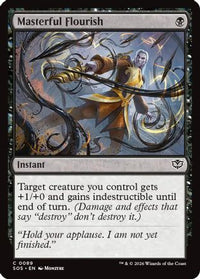 Masterful Flourish -  Foil (SOS-089) - Secrets of Strixhaven