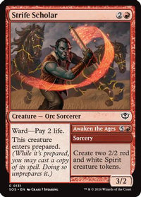 Strife Scholar -  Foil (SOS-131) - Secrets of Strixhaven