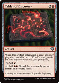 Tablet of Discovery -  Foil (SOS-132) - Secrets of Strixhaven