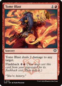 Tome Blast -  Foil (SOS-135) - Secrets of Strixhaven