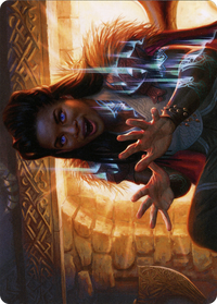 Birgi, God of Storytelling // Birgi, God of Storytelling -  (Borderless) Foil (ASKHM-031) - Art Series: Kaldheim