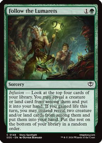 Follow the Lumarets -  Foil (SOS-148) - Secrets of Strixhaven
