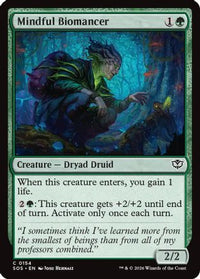 Mindful Biomancer -  Foil (SOS-154) - Secrets of Strixhaven