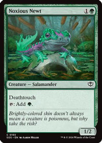 Noxious Newt -  Foil (SOS-155) - Secrets of Strixhaven
