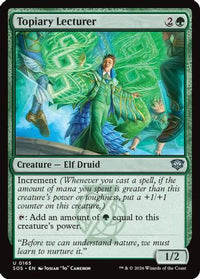 Topiary Lecturer -  Foil (SOS-165) - Secrets of Strixhaven