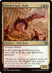Startled Relic Sloth -  Foil (SOS-233) - Secrets of Strixhaven
