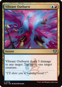 Vibrant Outburst -  Foil (SOS-240) - Secrets of Strixhaven