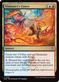 Visionary's Dance -  Foil (SOS-242) - Secrets of Strixhaven