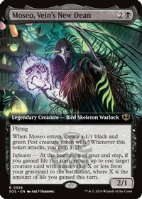 Moseo, Vein's New Dean (Extended Art) -  (SOS-326) - Secrets of Strixhaven