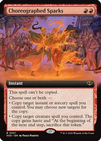 Choreographed Sparks (Extended Art) -  (SOS-331) - Secrets of Strixhaven