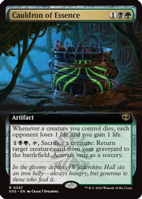 Cauldron of Essence (Extended Art) -  (SOS-347) - Secrets of Strixhaven