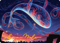 Spectacular Skywhale Art Card (Gold-Stamped Signature) -  (ASSOS-024) - Art Series: Secrets of Strixhaven