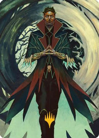 Professor Dellian Fel Art Card (Gold-Stamped Planeswalker Symbol) -  (ASSOS-028) - Art Series: Secrets of Strixhaven